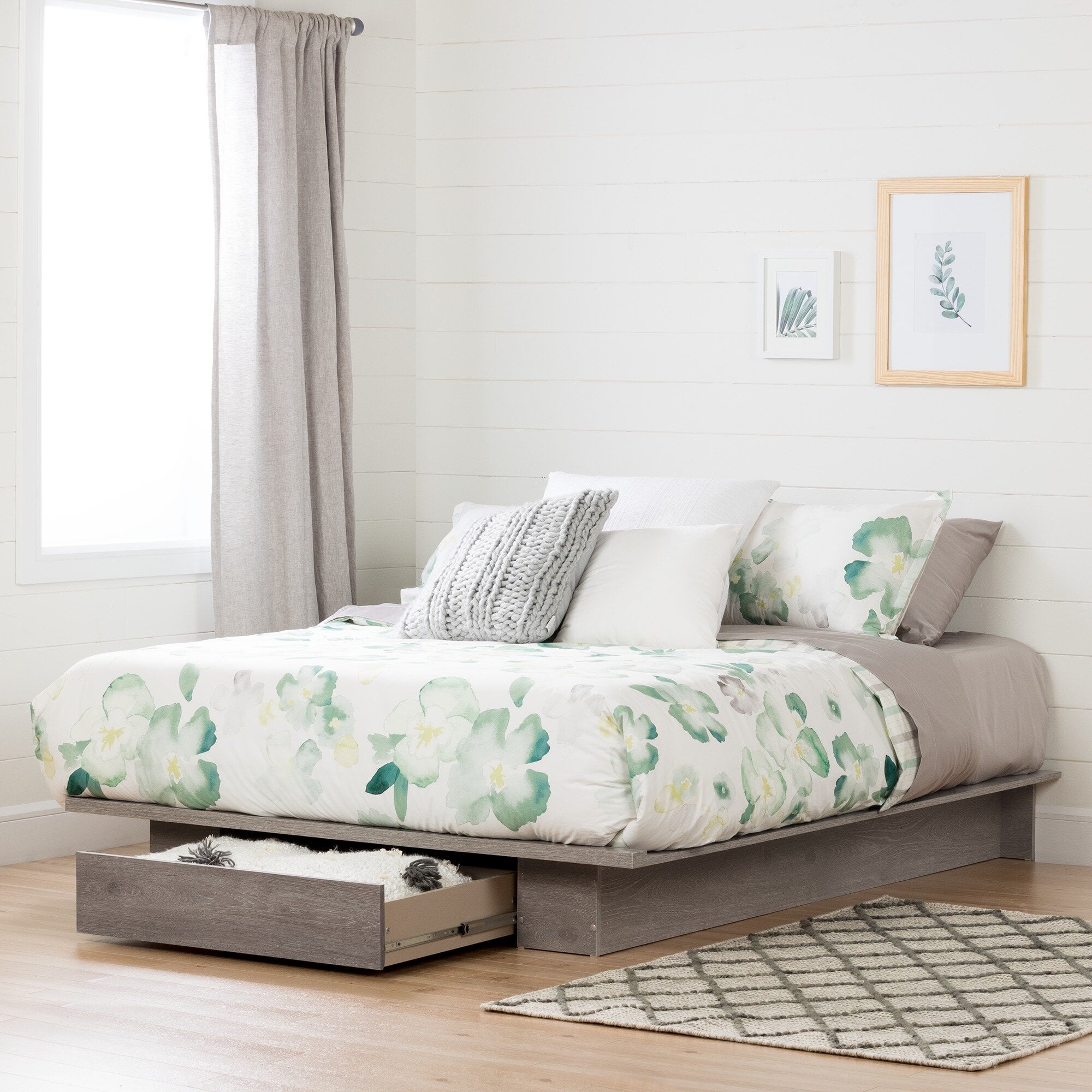 Lilak storage hotsell platform bed queen