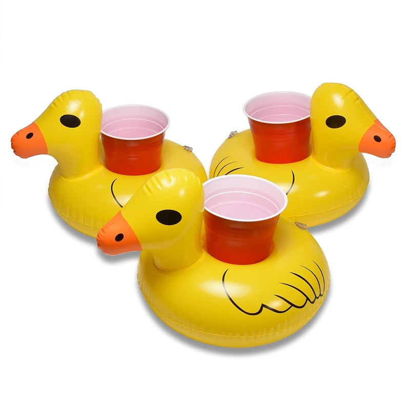 GoFloats Inflatable Duck Drink Holder