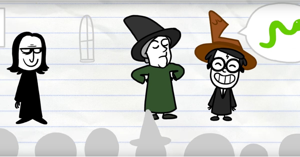 Pencil Animation of Harry Potter | POPSUGAR Tech
