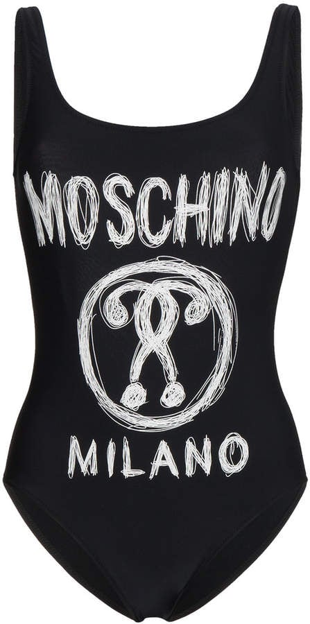 Moschino Logo Front Swimsuit