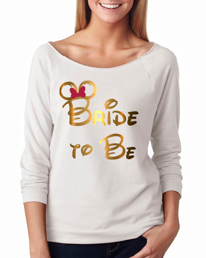 "Bride to Be" Off-Shoulder Sweater ($27)