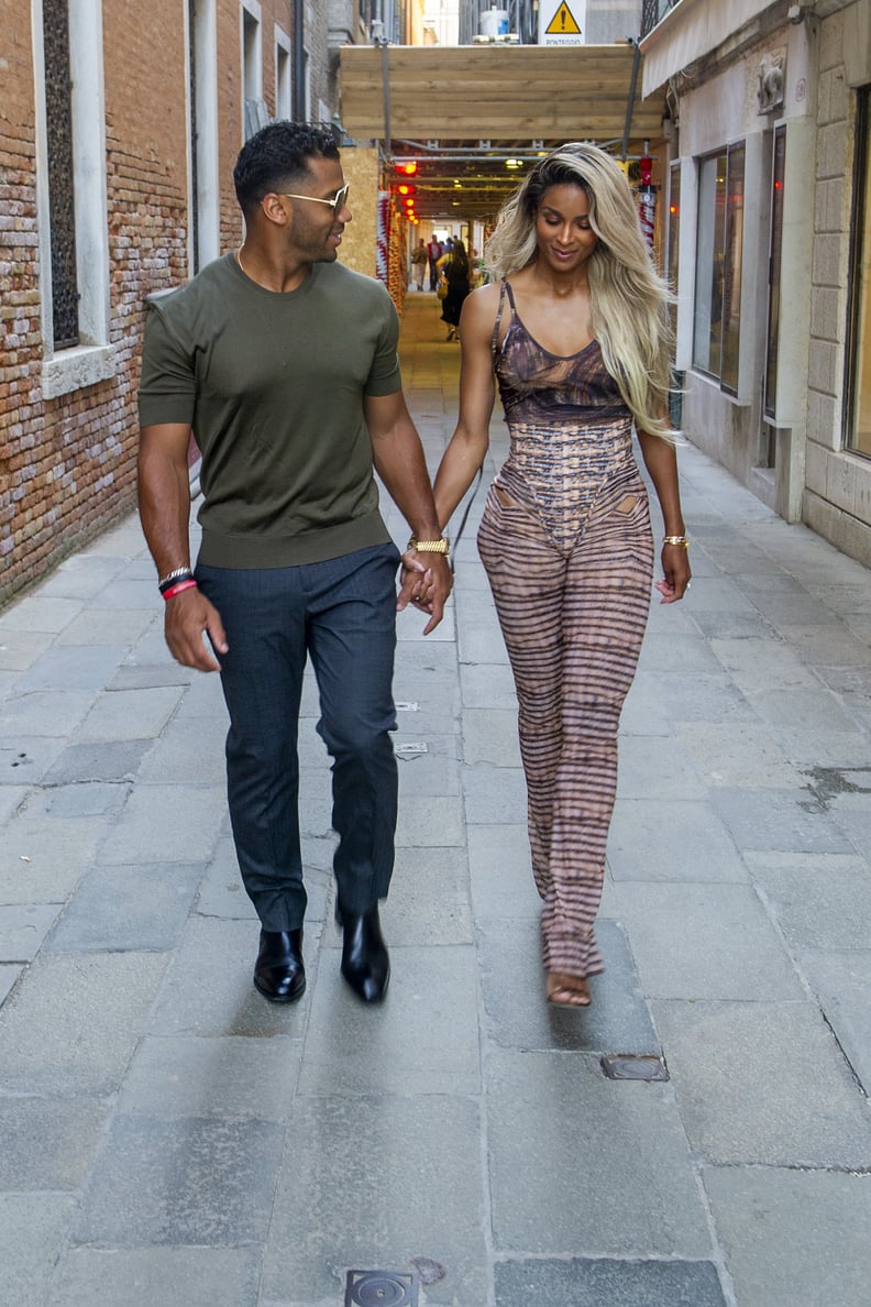 Ciara and Russell Wilson sport stylish Gucci ensembles on a romantic summer  holiday in Italy