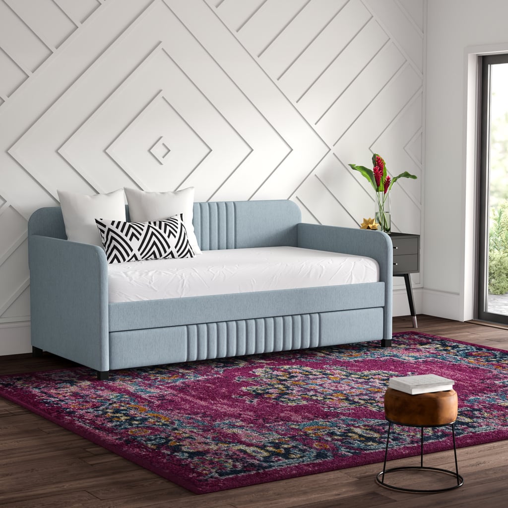 Aaru Upholstered Twin Daybed With Trundle
