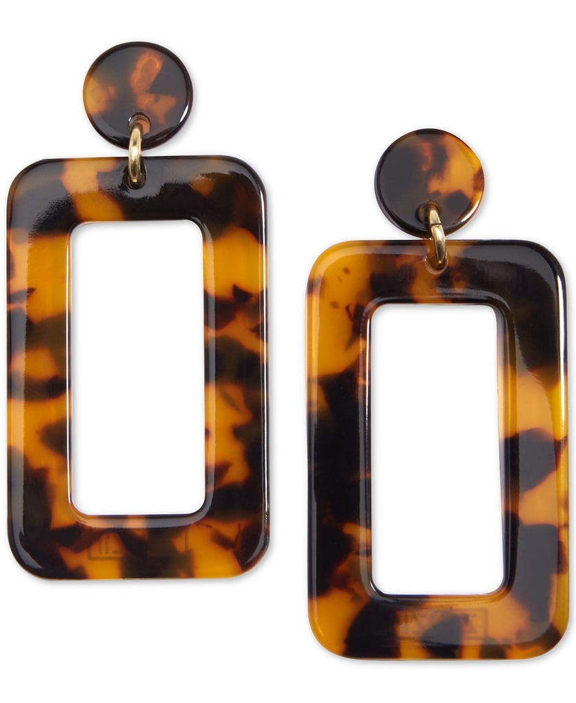 Zenzii Gold-Tone Acetate Cutout Drop Earrings