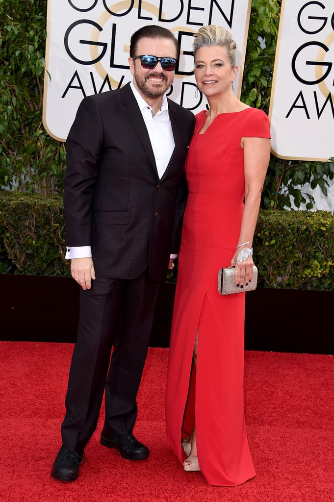 Ricky Gervais and Jane Fallon