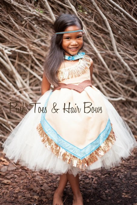 Pocahontas-Inspired Tutu Dress