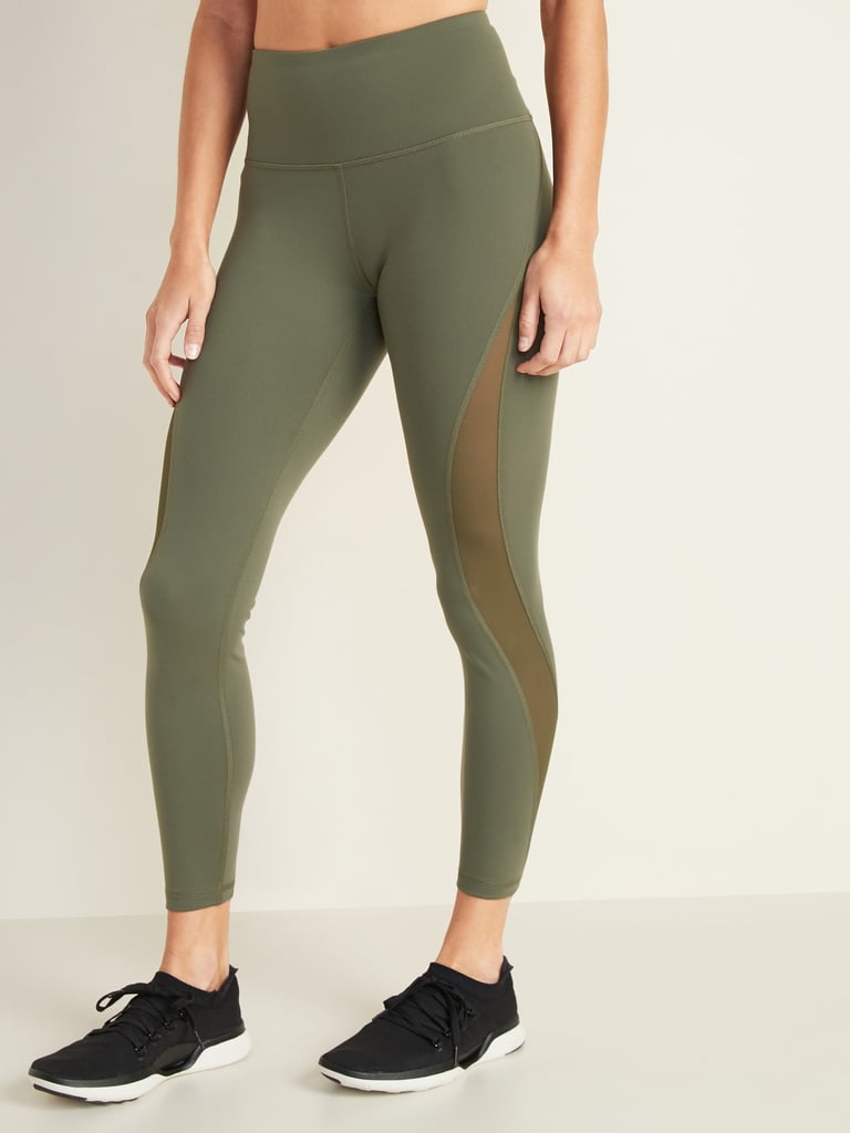 navy workout leggings
