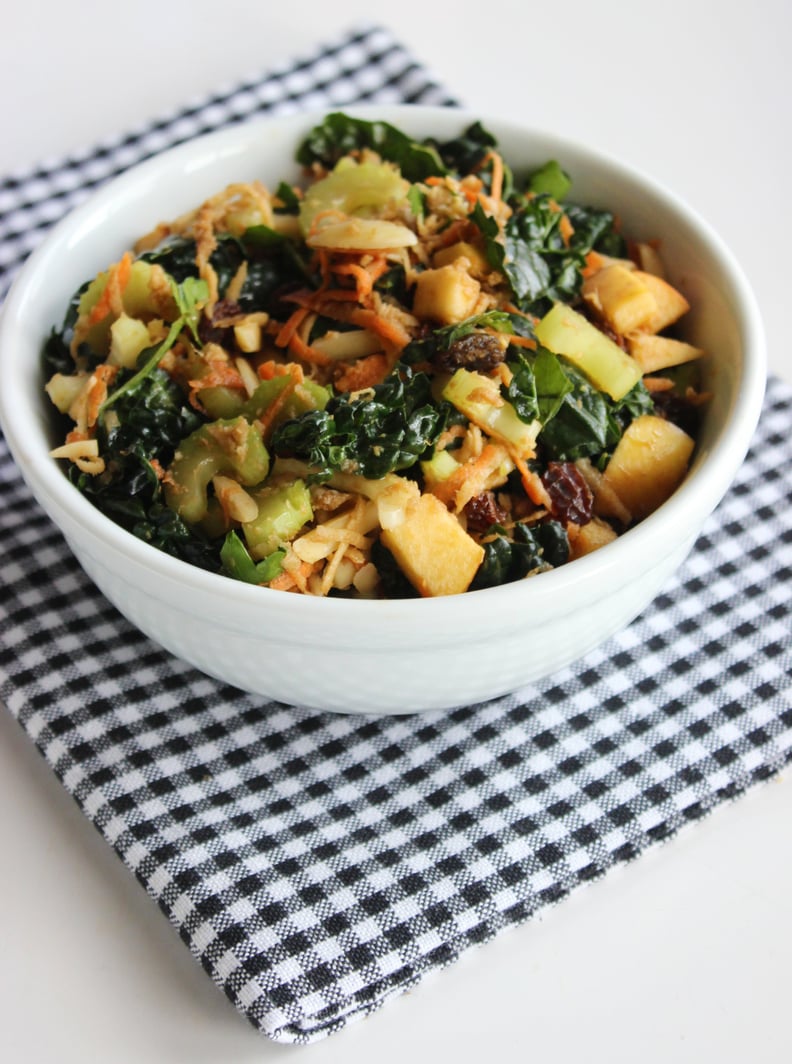 Kale, Almond, and Shredded Veggie Salad