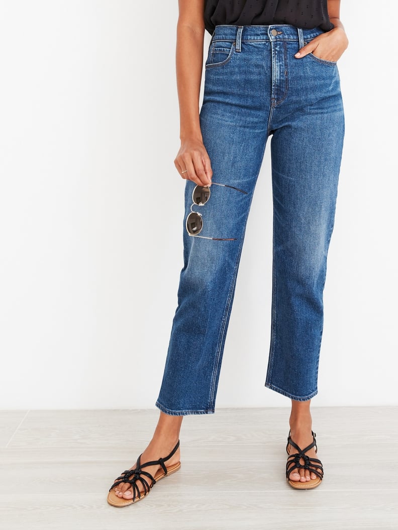 Old Navy Extra High-Waisted Sky-Hi Straight Jeans