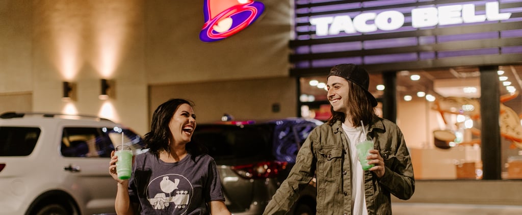 Couple Takes Engagement Photos at Taco Bell