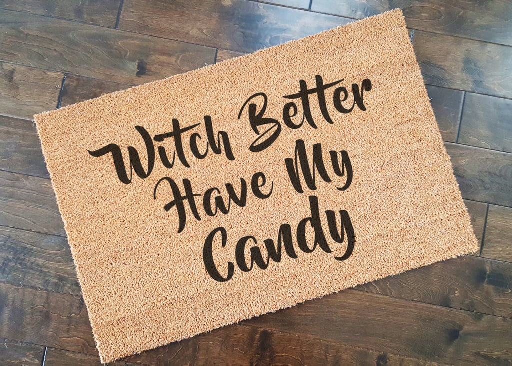Funny Halloween Doormats Popsugar Home