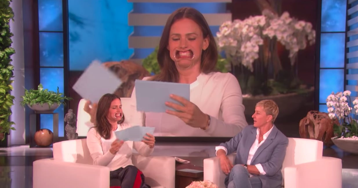 Jennifer Garner Playing Speak Out With Ellen Video PS Celebrity