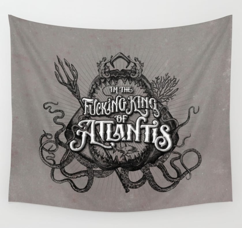 A Bold Aquaman Wall Tapestry