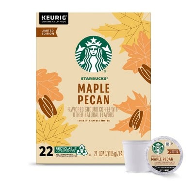 Starbucks Maple Pecan Coffee Keurig K-Cup Pods