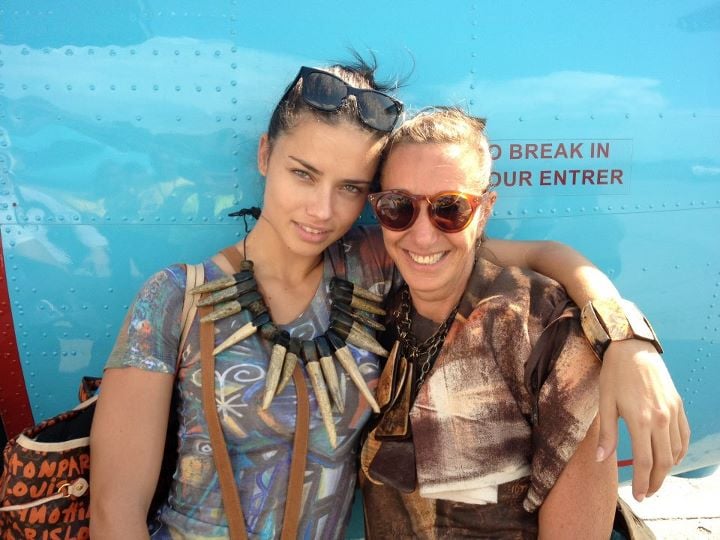 Adriana Lima For Donna Karan Spring 2012 Campaign — Behind the Scenes