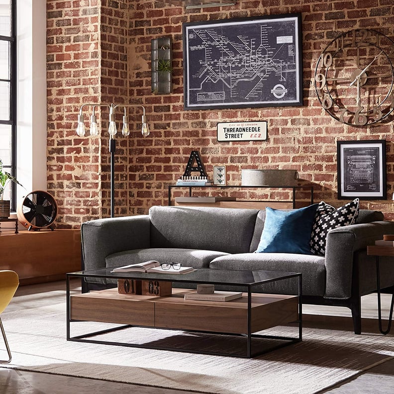 Rivet King Street Industrial Floating Storage Coffee Table