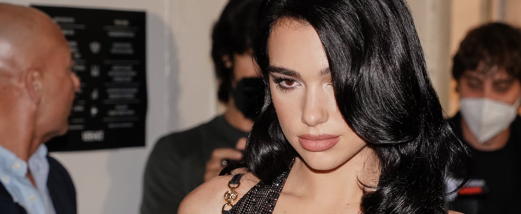 Dua Lipa's Denim-on-Denim Look Includes a Butterfly Halter With a Bodice Made of Wings