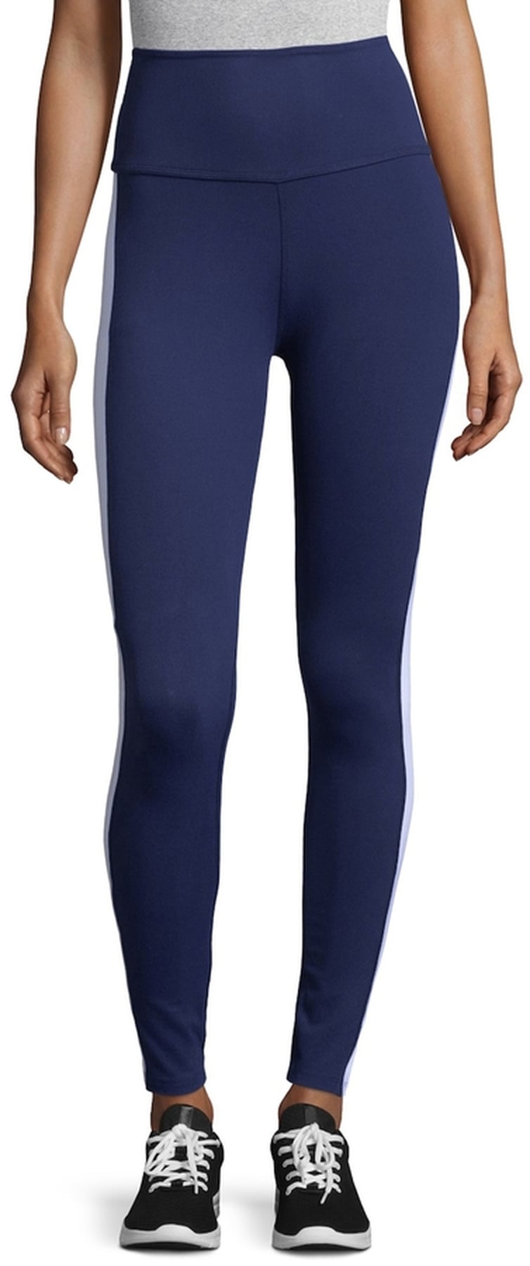 Selena Gomez Blue Puma Leggings POPSUGAR Fashion