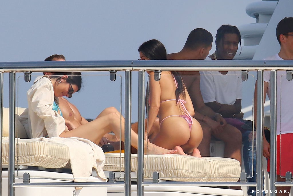 Kourtney Kardashian and Younes Bendjima in Cannes May 2017