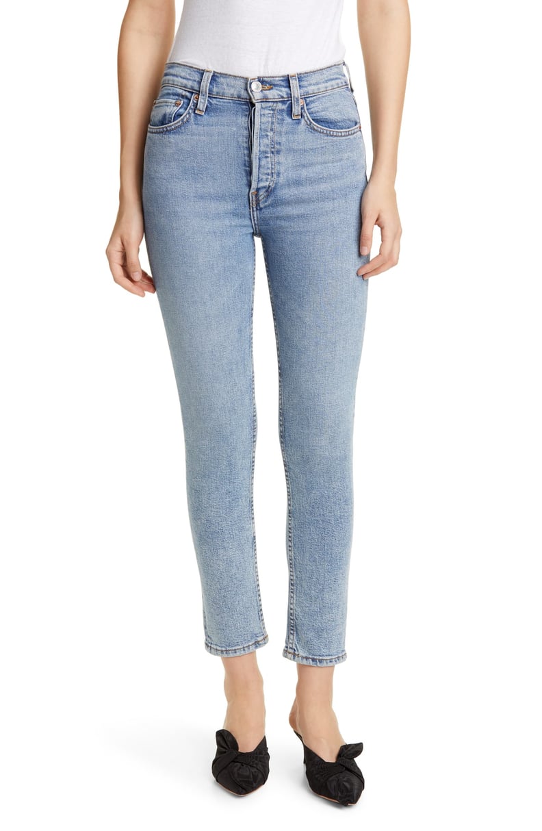 Re/Done Originals High Waist Stretch Crop Jeans