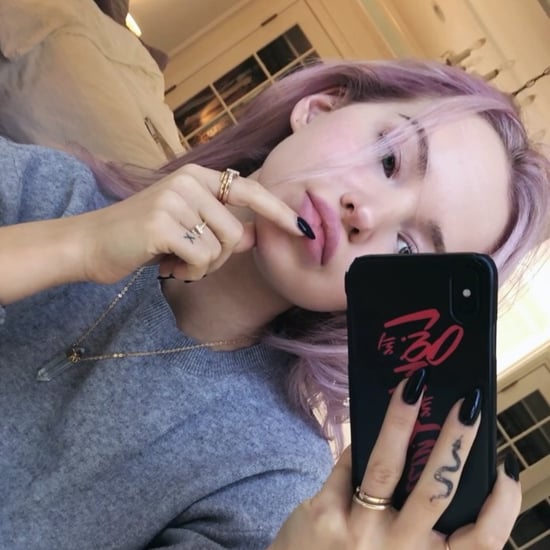 Dove Cameron's Purple Hair August 2019