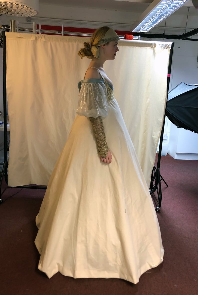 How Elle Fanning s Coronation Dress Was Made For The Great PS Fashion