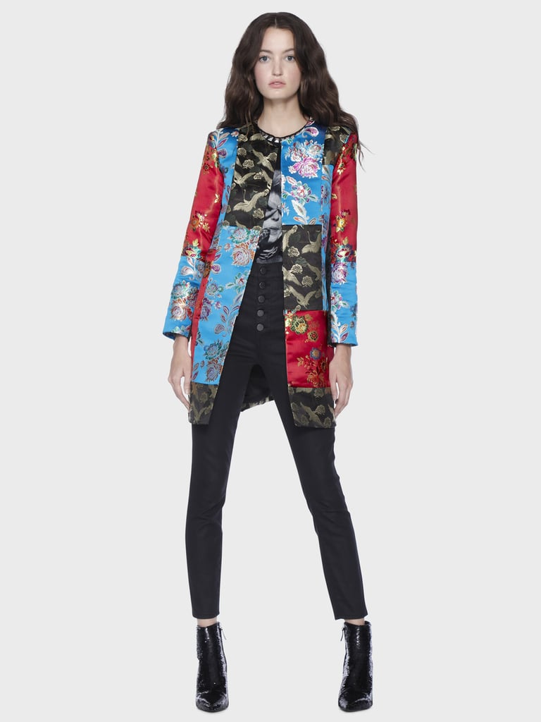 Alice and Olivia Patchwork Coat