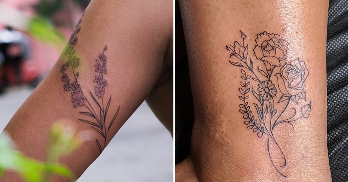 Forget About Your Zodiac Sign - These Gorgeous Birth Flower Tattoos Are So ...