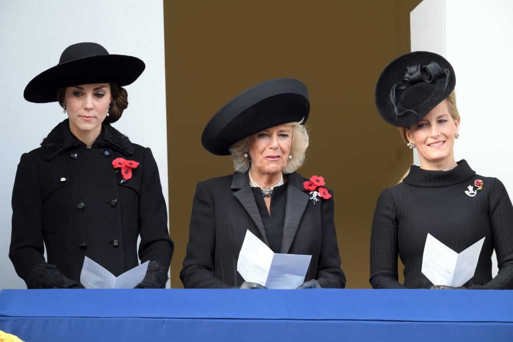 Kate Middleton and Prince William on Remembrance Day 2016