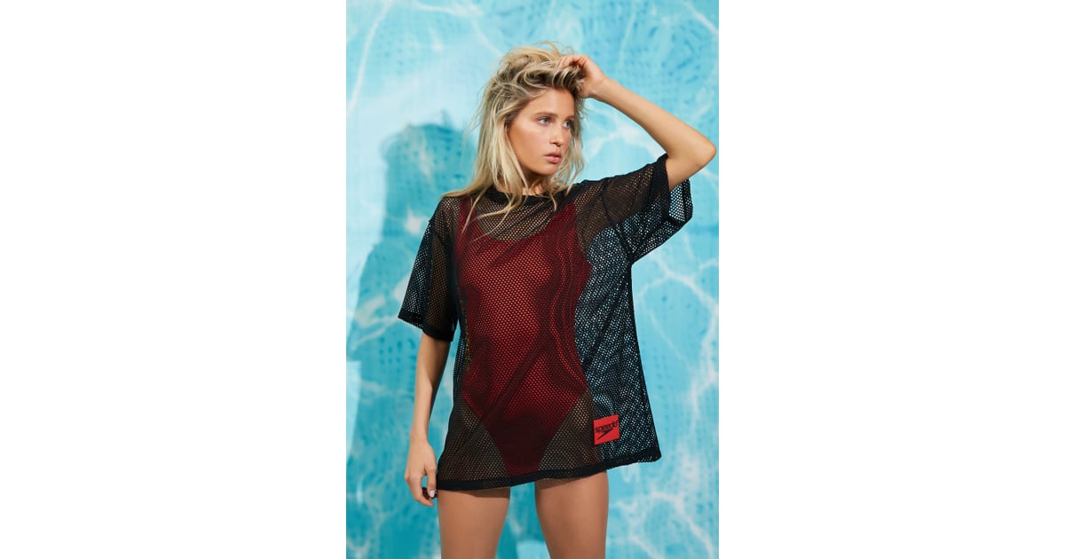 Speedo Mesh Tee Forever 21 Speedo Collection 2019 Popsugar Fashion