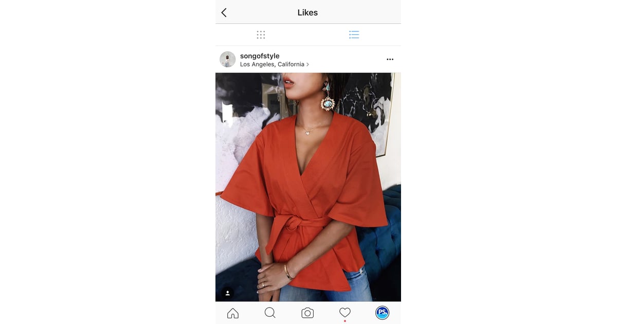 You can also see all your "likes" in portrait form. | How to See What