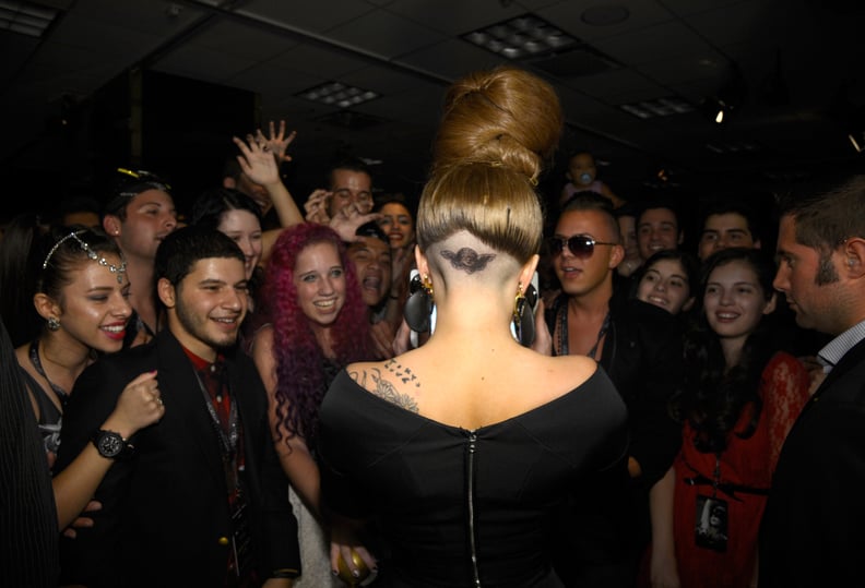 Lady Gaga's Cherub Tattoo