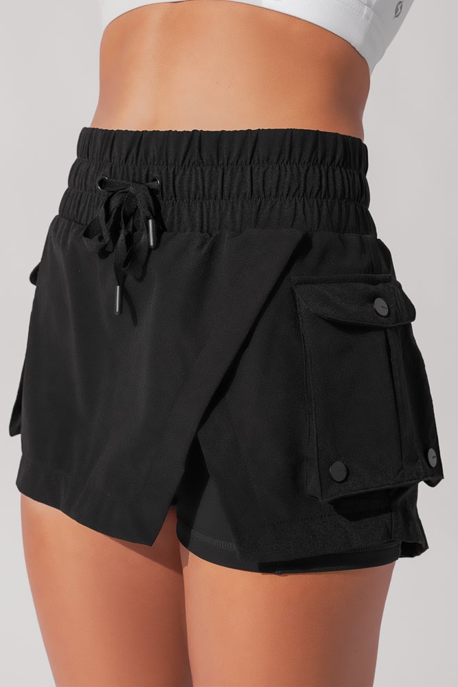 Popflex Hiking Superskort in Black