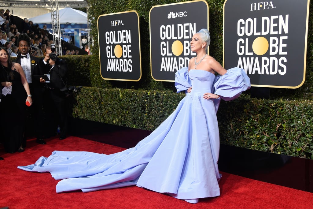 Lady Gaga's Blue Hair at the Golden Globes