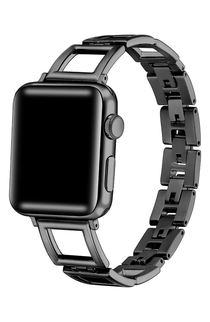 A Black Chain Apple Watch Band