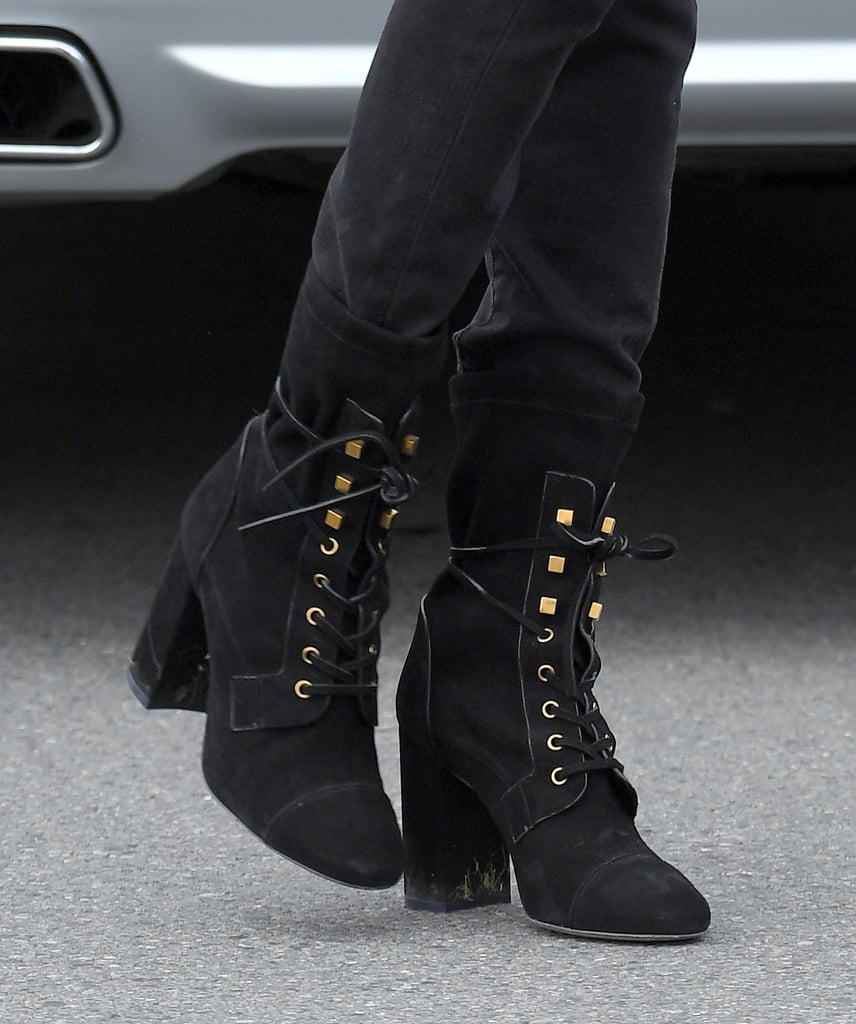 meghan markle lace up boots