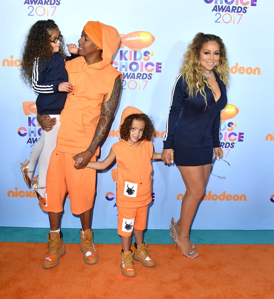 Mariah Carey and Nick Cannon Family 2017 Kids' Choice Awards