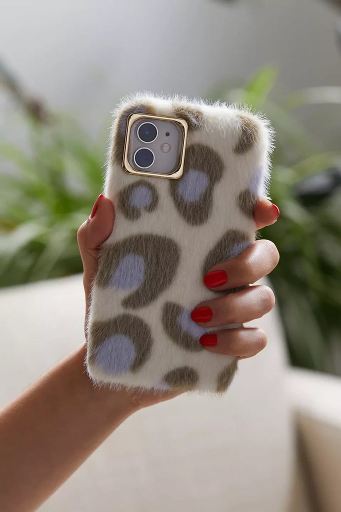Something Furry: UO Fluffy Leopard Print iPhone Case