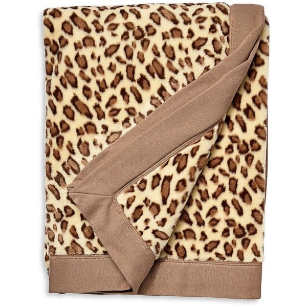 UGG Leopard-Print Fleece Blanket