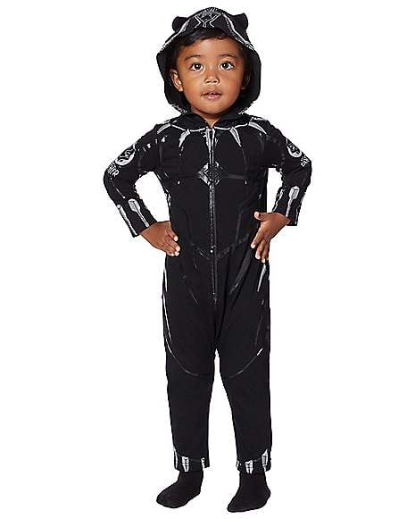 Toddler Black Panther Coveralls Costume