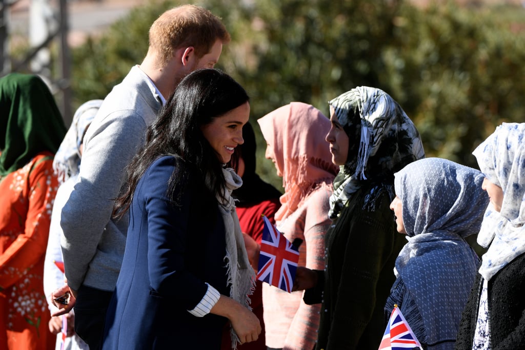 Prince Harry Meghan Markle Visit School on Morocco Tour 2019