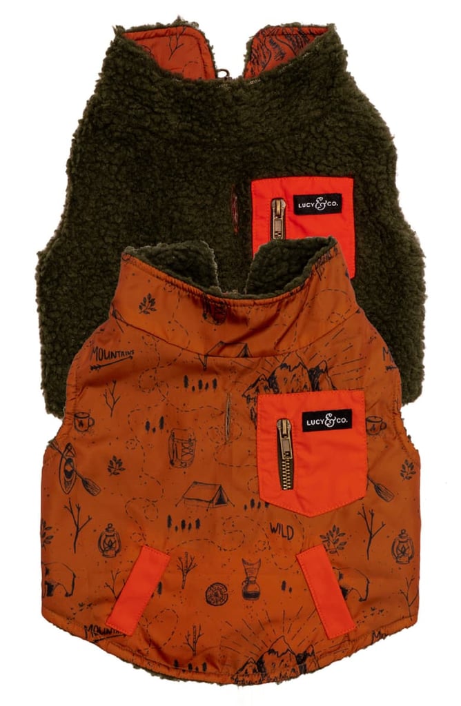Lucy and Co. The Big Bear Reversible Teddy Fleece Dog Vest