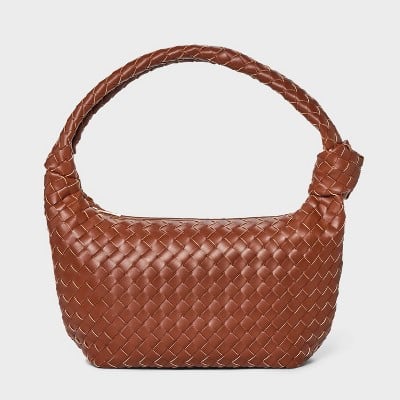 A New Day Woven Slouchy Shoulder Handbag