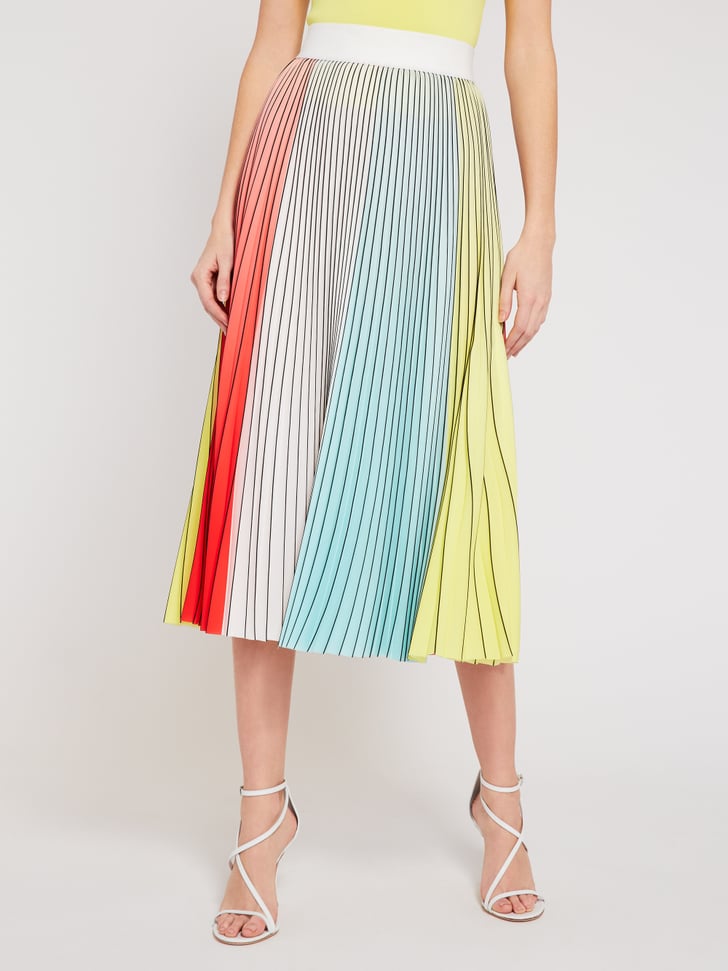 Alice Olivia Arden Pleated Midi Skirt Best Summer Clothes On Sale 