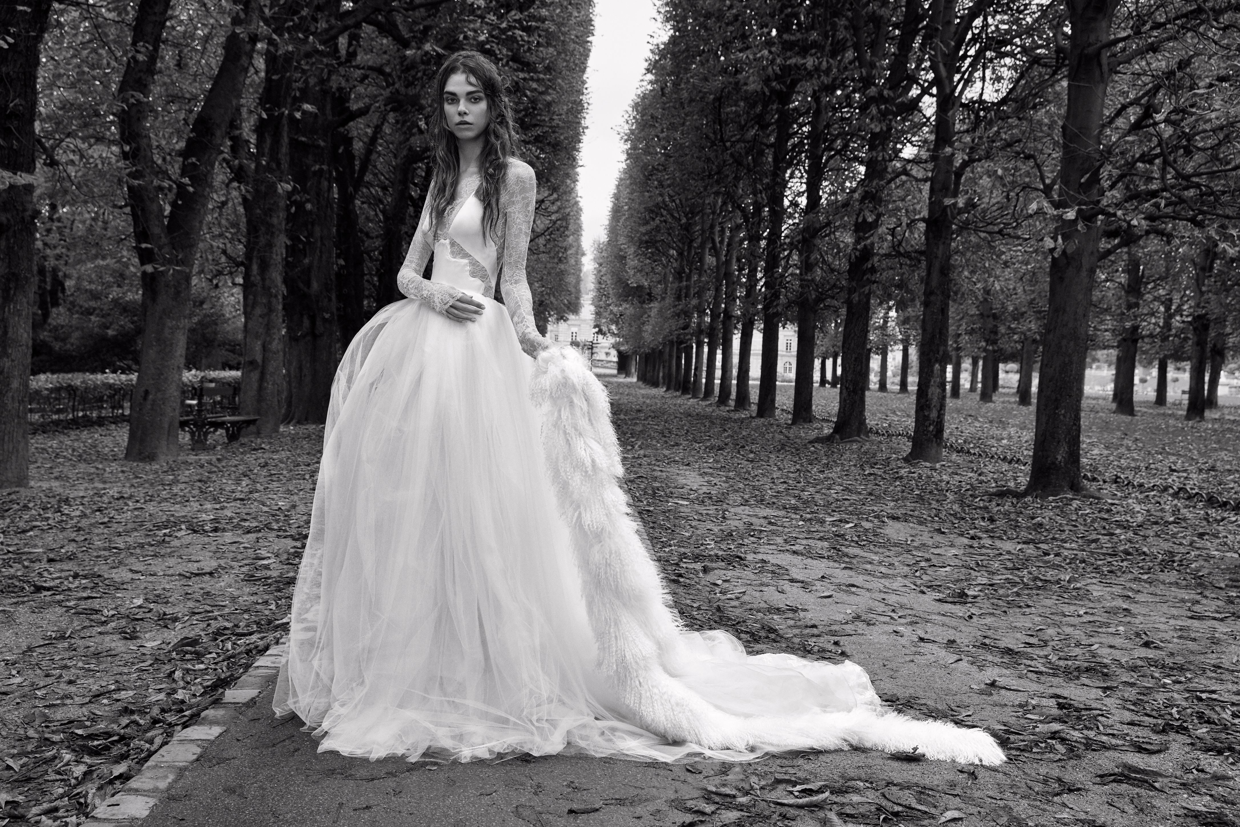 Vera wang boho wedding dress sales