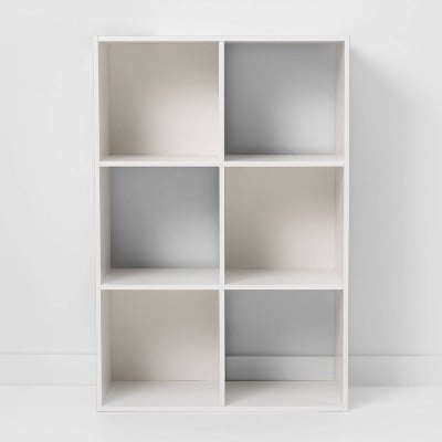 Room Essentials 11" 6-Cube Organiser Shelf