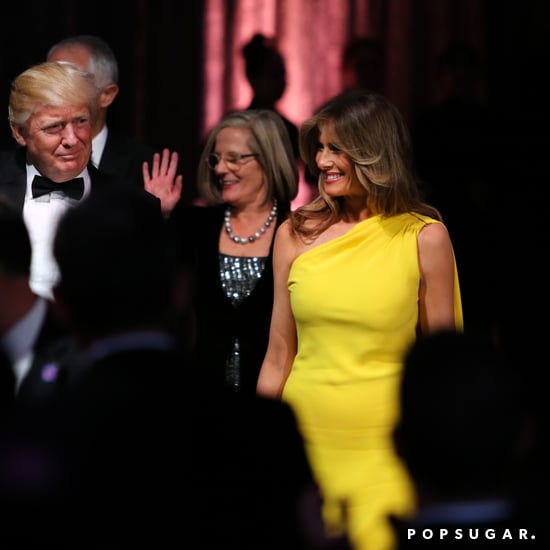 Melania Trump's Yellow Christian Dior Dress