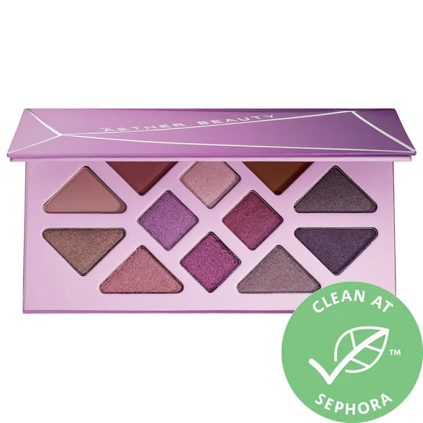 Aether Beauty Amethyst Crystal Gemstone Eyeshadow Palette