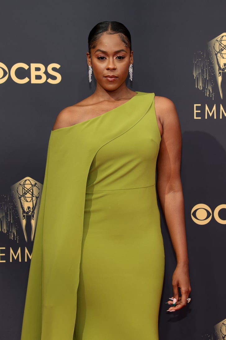 See Moses Ingram's Chain Ponytail Hairstyle at 2021 Emmys
