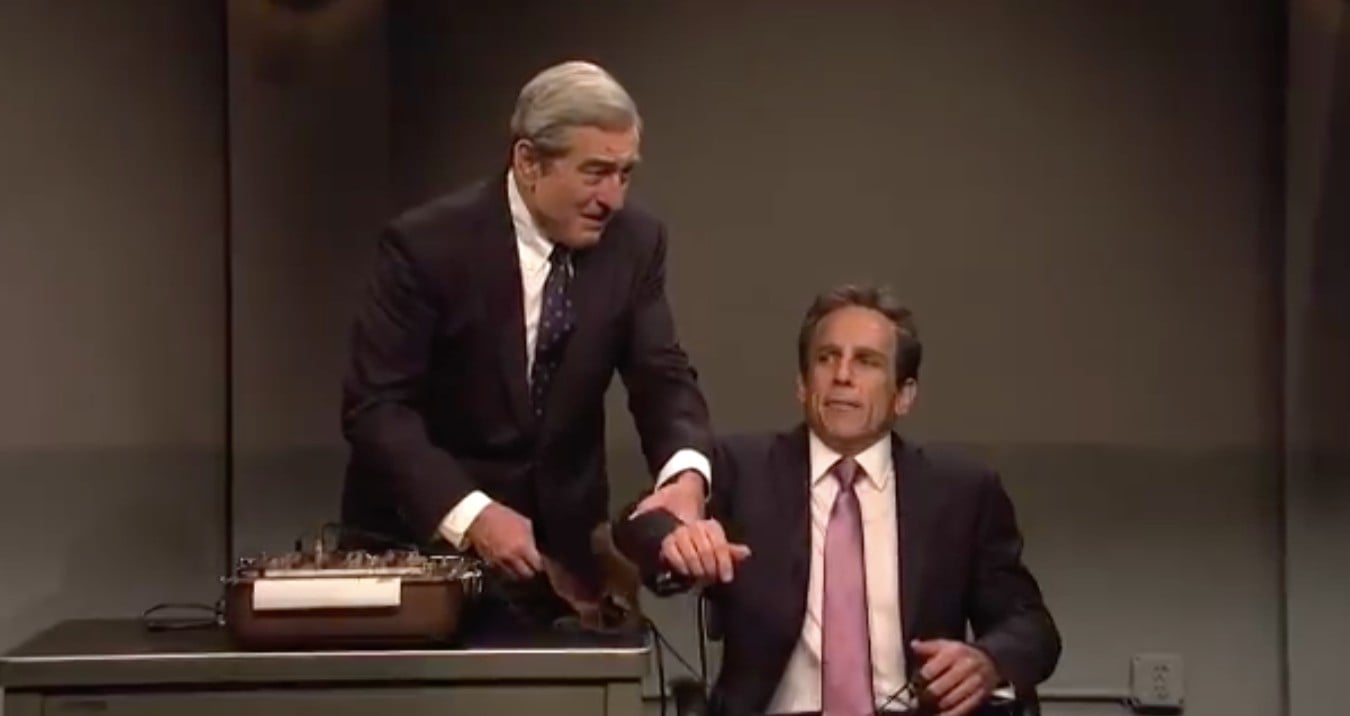Ben Stiller and Robert De Niro SNL Cold Open April 2018 POPSUGAR News